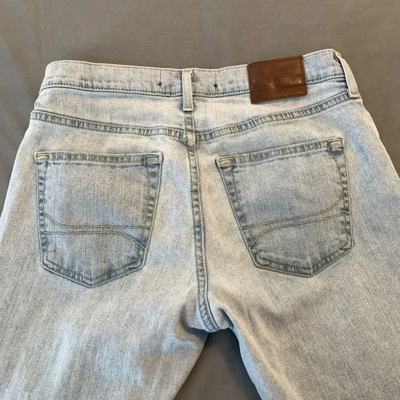 Hollister Jeans Mens 30x32 Light Wash Skinny Epic Flex Stretch Denim Blue - Picture 9 of 11